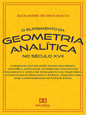 cover image of O Surgimento da Geometria Analítica no Século XVII